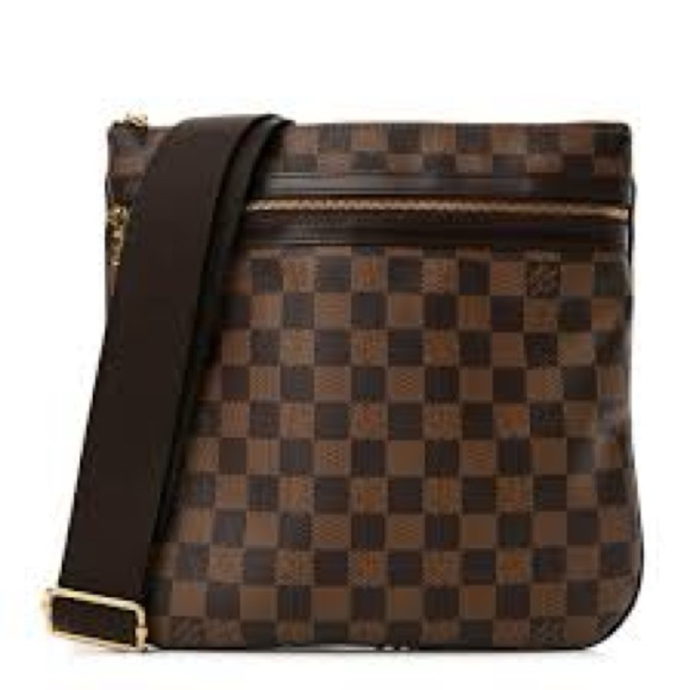 Louis Vuitton Brown Damier Ebene Pochette Bosphore Shoulder Bag - Picture 4 of 11